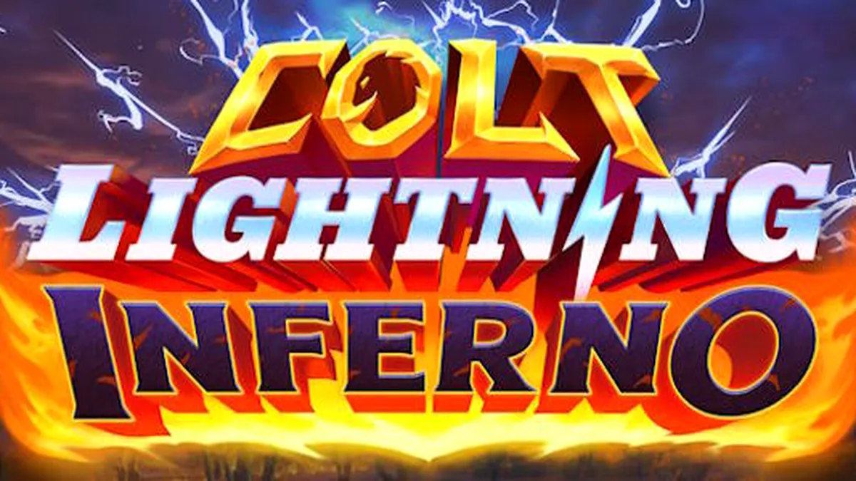 Colt Lightning Inferno স্লট গেমের একটি জ্বলন্ত এবং রোমাঞ্চকর দৃশ্য