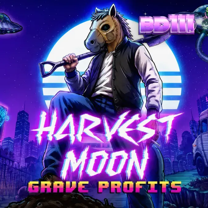 Harvest Moon Grave Profits স্লট গেমের একটি দৃশ্য যেখানে বডি হরর থিম এবং কালেক্ট মেকানিক্স দেখা যাচ্ছে।